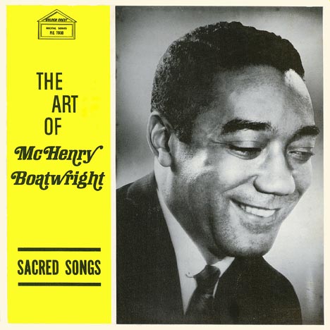 The Durbeck Archive Black Classical Singers (McHenry Boatwright)