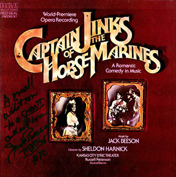 Dedicated to The Durbeck Archive by Jack Beeson.